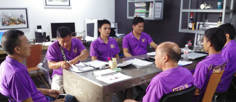 金秋九月?tīng)N源裝飾施工流程