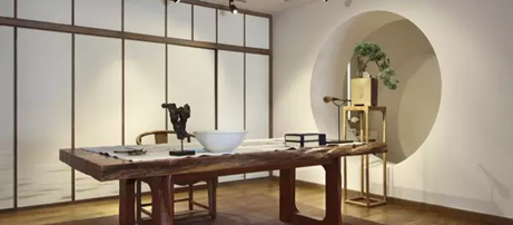 淺灰北歐風情的辦公室裝修效果，精致的簡約美