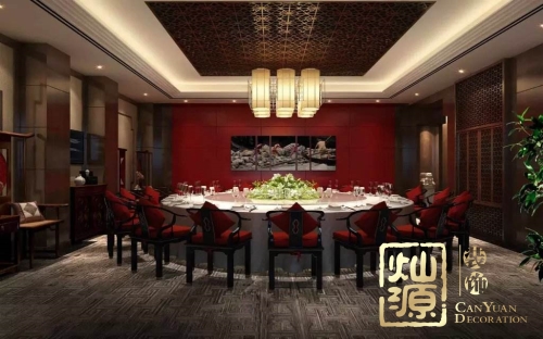 中國(guó)風(fēng)，老牌南寧裝修設(shè)計(jì)公司展示中式風(fēng)格辦公室裝修