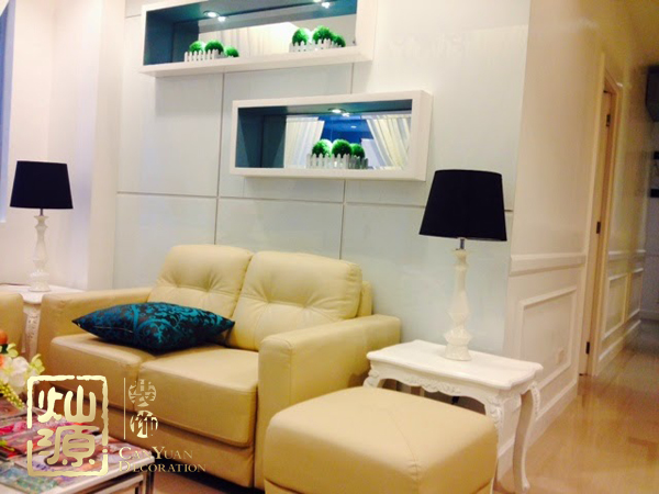 燦源裝飾按需設(shè)計(jì)理念實(shí)現(xiàn)40平小型美容店功能最大化