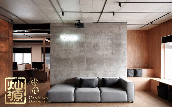 溫暖人性的工業(yè)風簡約辦公室設計賞析