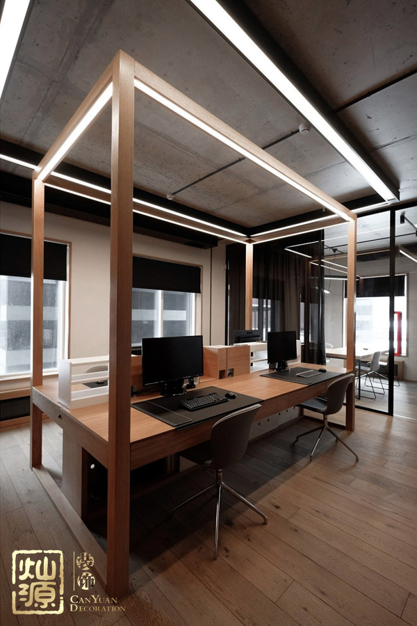 溫暖人性的工業(yè)風簡約辦公室設計賞析
