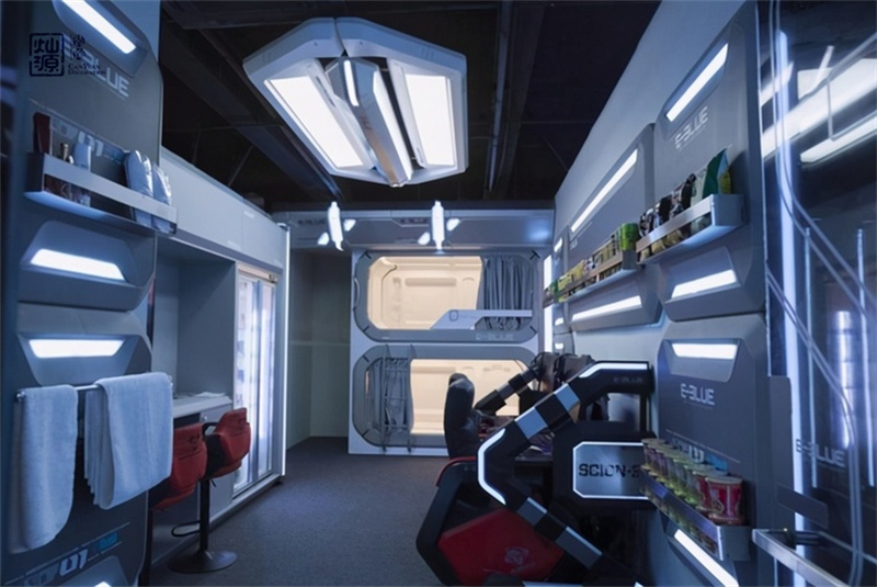 南寧電競(jìng)酒店裝修設(shè)計(jì)效果圖