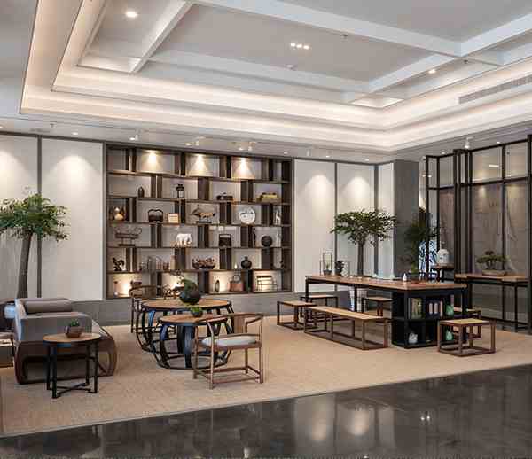 匯東大公館新中式餐廳裝修施工案例--燦源裝飾 匯東大公館新中式餐廳裝修施工案例--燦源裝飾