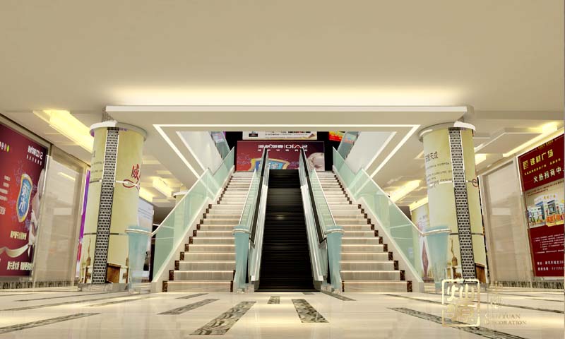 商業(yè)廣場側(cè)入口設(shè)計(jì)效果圖