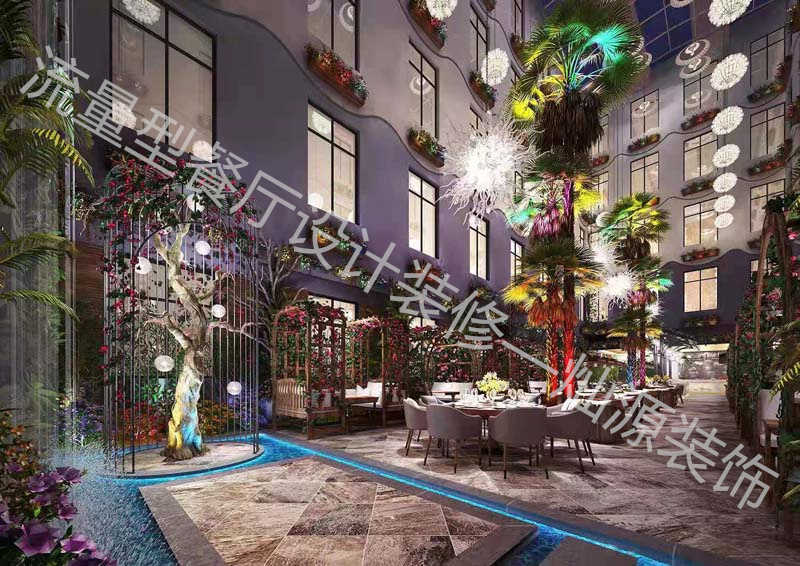 水泥工業(yè)風(fēng)餐廳設(shè)計(jì)裝修效果圖&mdash;燦源裝飾