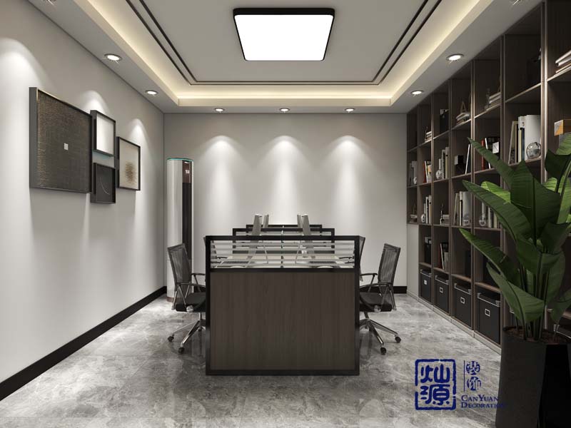 loft辦公室設(shè)計(jì)裝修效果圖之辦公區(qū)&mdash;燦源裝飾