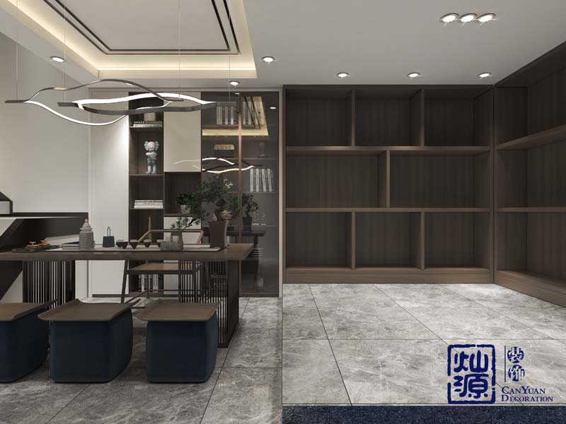 loft辦公室設(shè)計(jì)裝修效果圖之茶室&mdash;燦源裝飾