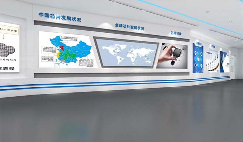 南寧企業(yè)展廳設計裝修效果圖&mdash;燦源裝飾