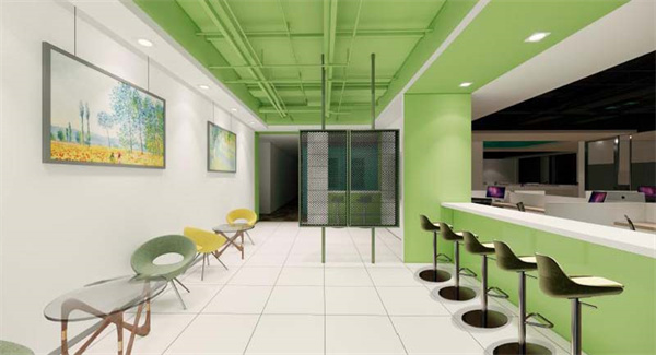 辦公室設(shè)計裝修效果圖&mdash;燦源裝飾